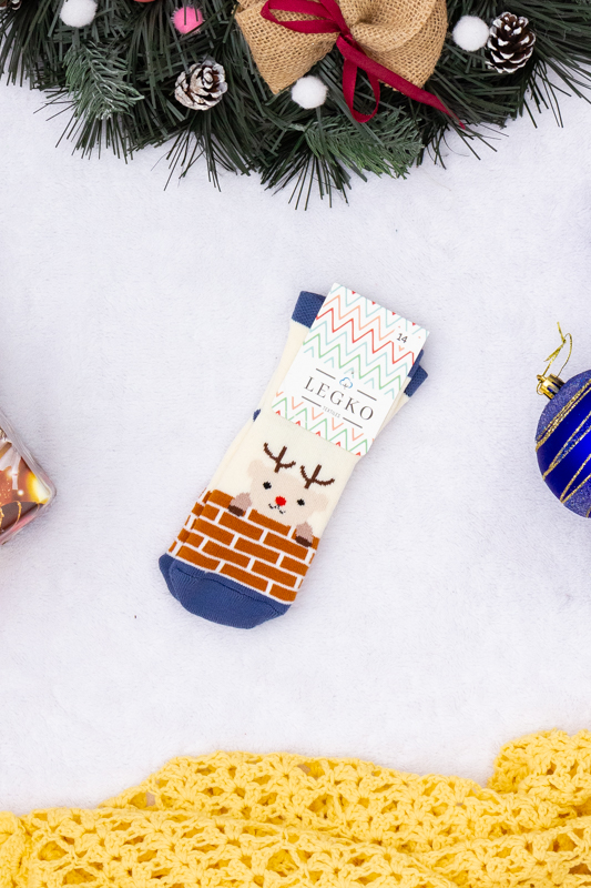 Шкарпетки дитячі "Новорічні" (зима)